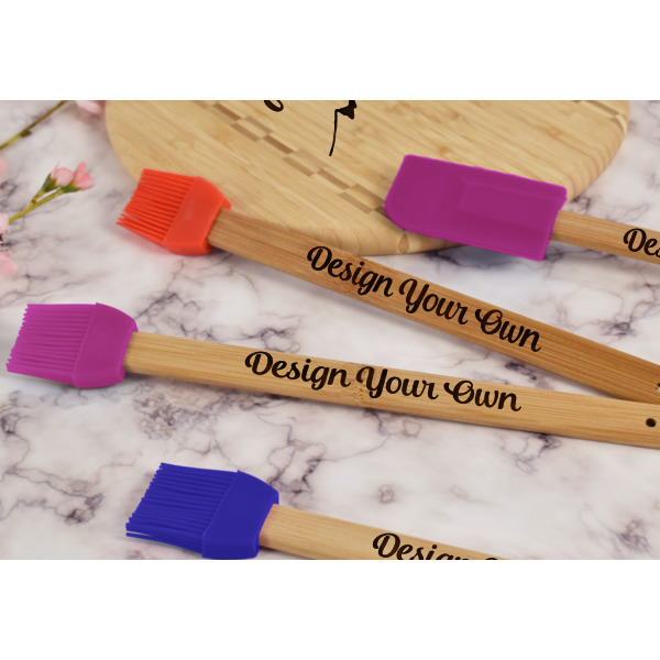 Custom Design - Silicone Brush - Purple - Lifestyle