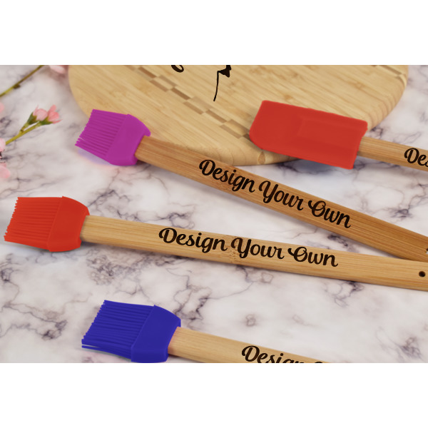 Custom Design - Silicone Brush - Red - Lifestyle