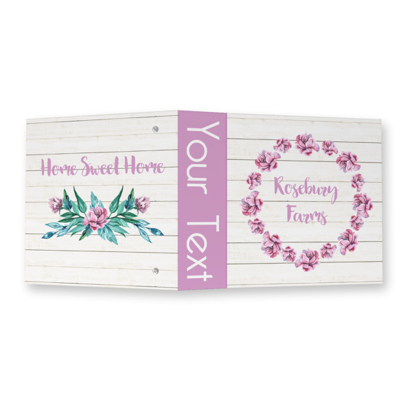 Custom Design - 3 Ring Binders - Full Wrap - 2" - Open Outside