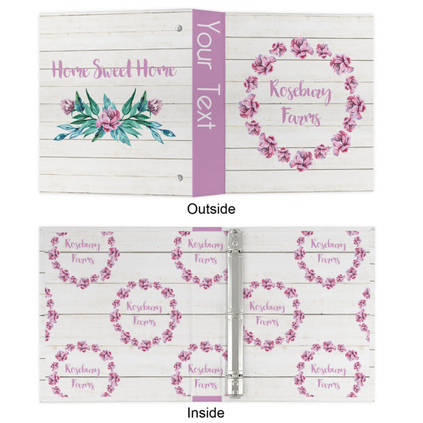 Custom Design - 3 Ring Binders - Full Wrap - 1" - Approval