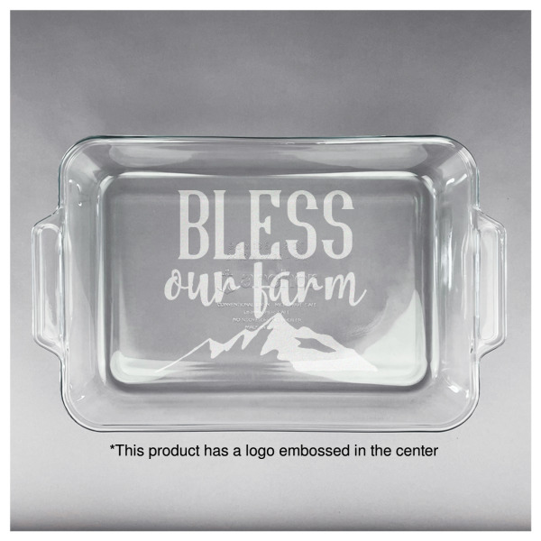 Custom Design - Glass Baking Dish - 13"x9" - Approval