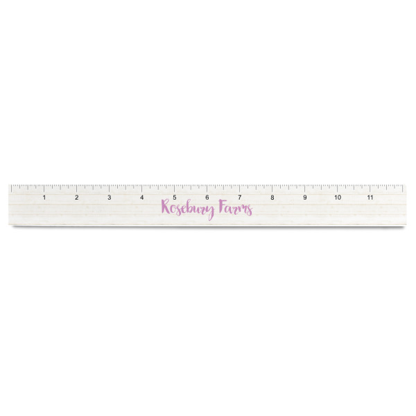 Custom Design - Plastic Ruler - 12" - FRONT