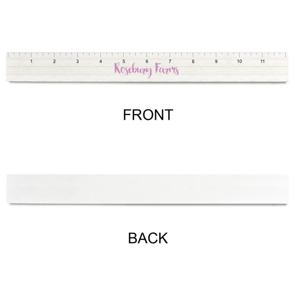 Custom Design - Plastic Ruler - 12" - APPROVAL