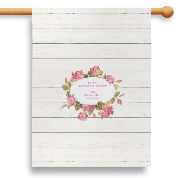 Custom Farm House 28" House Flag (Personalized)