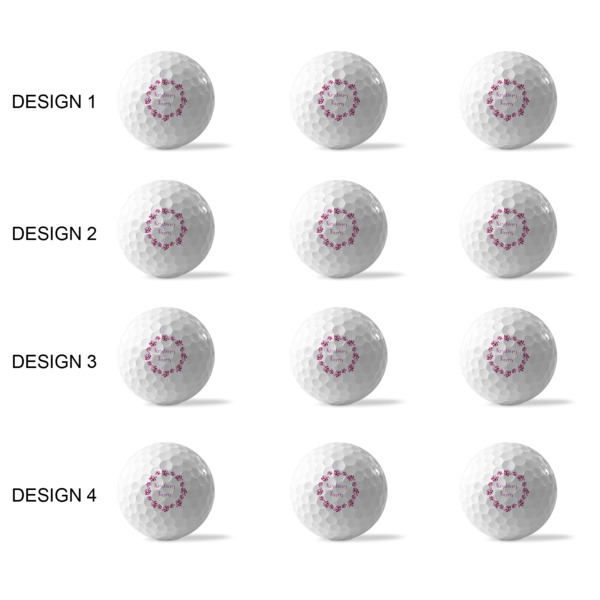 Custom Design - Golf Balls - Generic - Set of 12 - APPROVAL