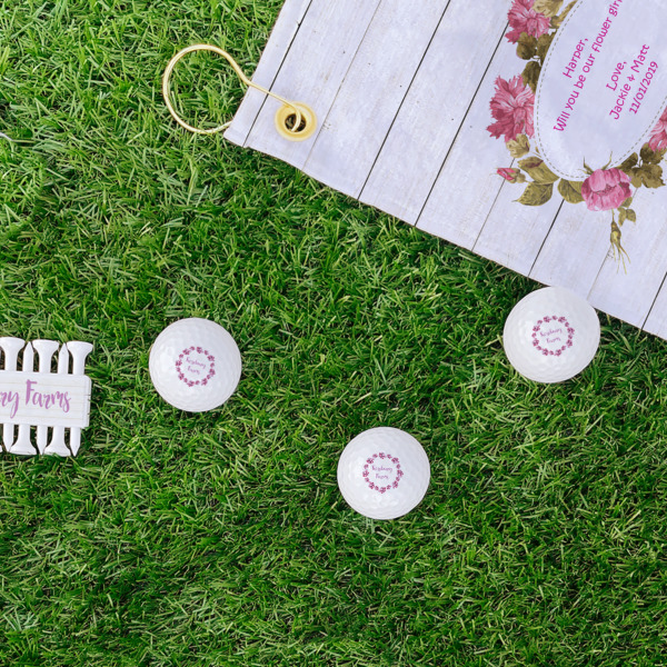 Custom Design - Golf Balls - Generic - Set of 3 - LIFESTYLE