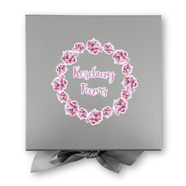 Custom Design - Gift Boxes with Magnetic Lid - Silver - Approval