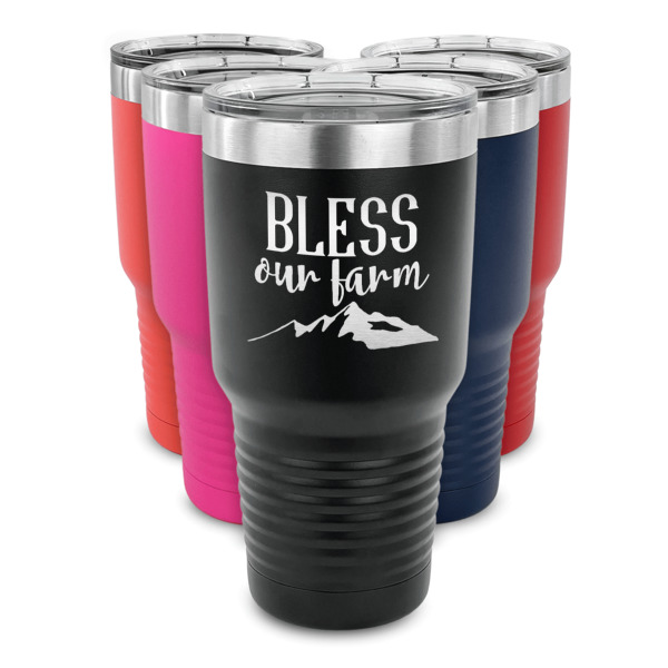 Custom Design - 30 oz Stainless Steel Ringneck Tumblers - Parent/Main