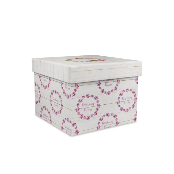 Custom Design - Gift Boxes with Lid - Canvas Wrapped - Small - Front/Main
