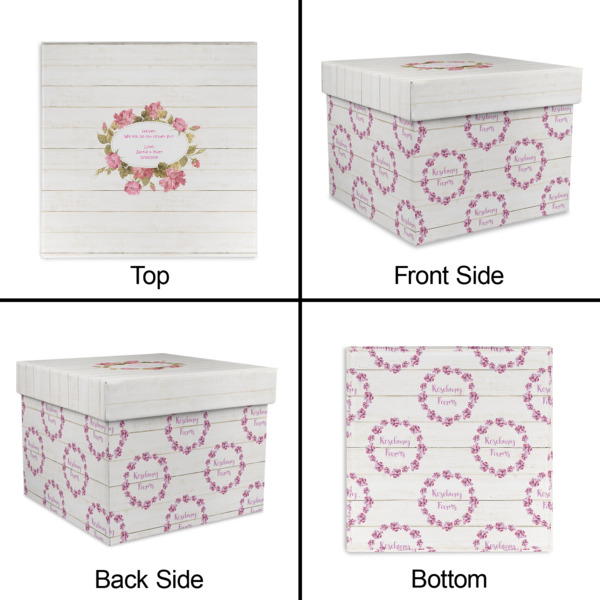 Custom Design - Gift Boxes with Lid - Canvas Wrapped - Large - Approval