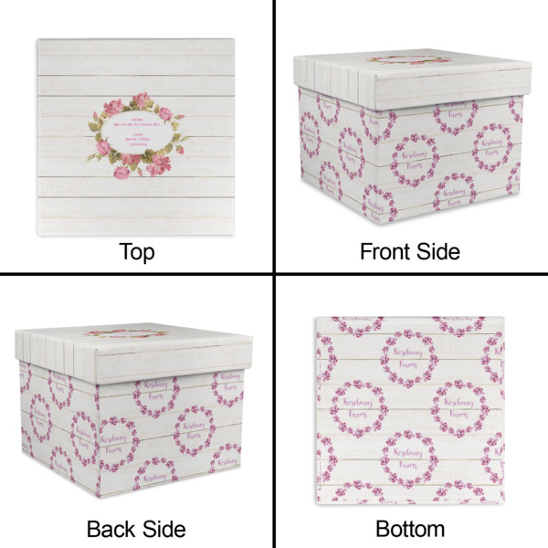 Custom Design - Gift Boxes with Lid - Canvas Wrapped - Medium - Approval