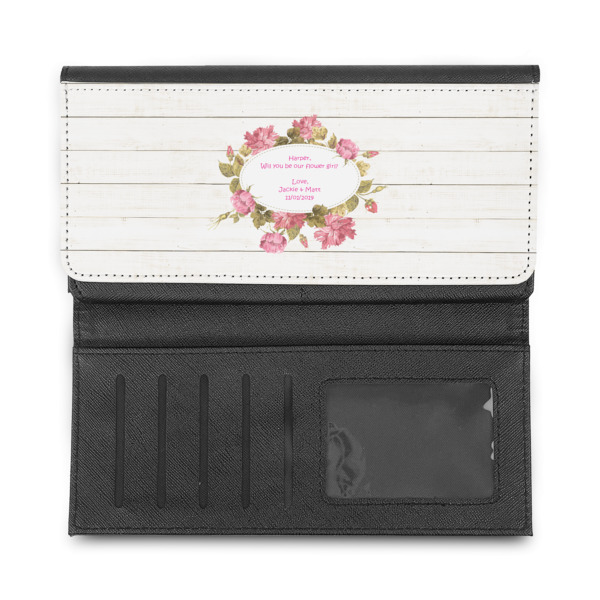Custom Design - Ladies Wallet - Half Way Open