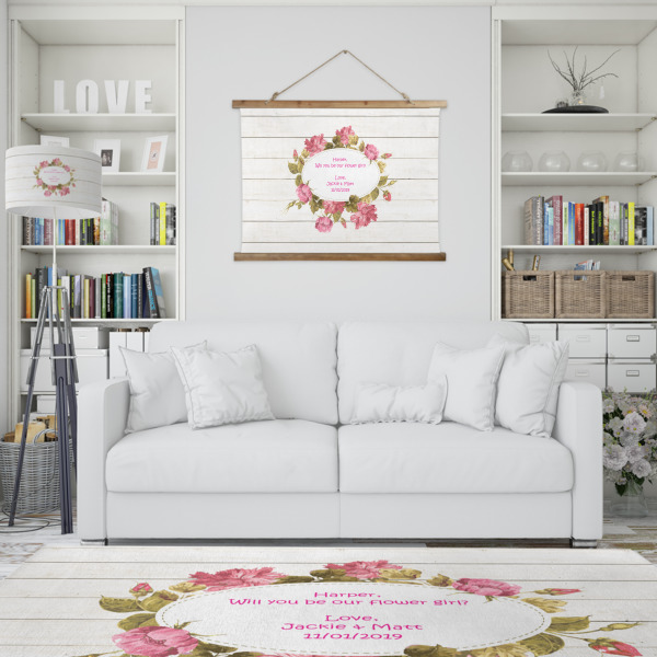 Custom Design - Wall Hanging Tapestry - Landscape - In Context