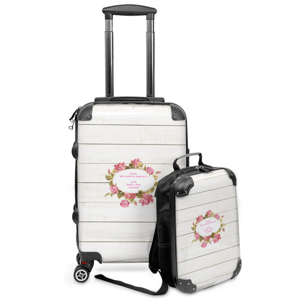 Custom Farm House Kids 2-Piece Luggage Set - Suitcase & Backpack (Personalized)