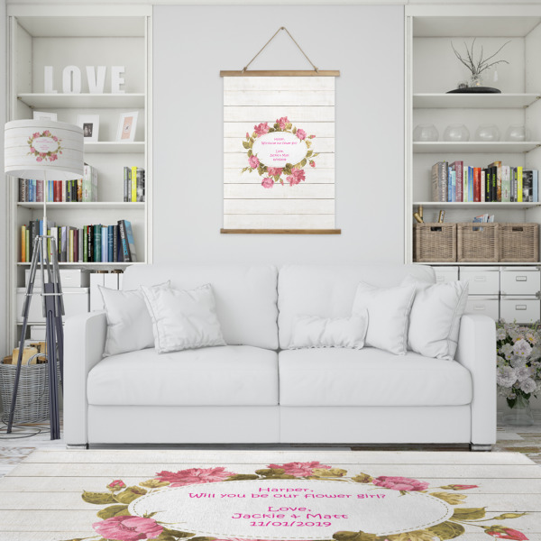 Custom Design - Wall Hanging Tapestry - Portrait - In Context