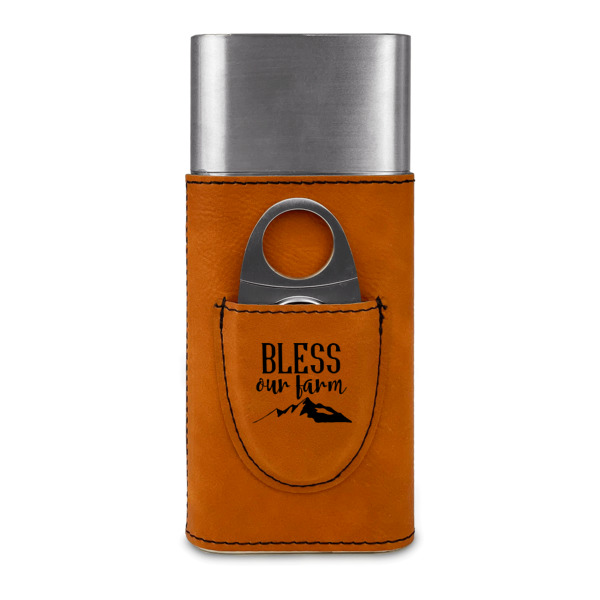 Custom Design - Cigar Case with Cutter - FRONT