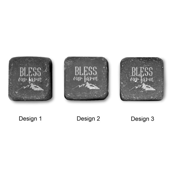 Custom Design - Whiskey Stones - Set of 3 - Approval