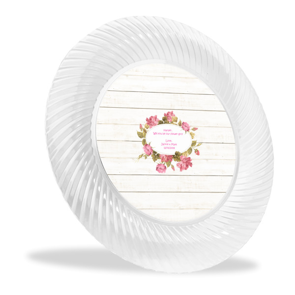 Custom Farm House Plastic Party Dinner Plates - 10" (Personalized)