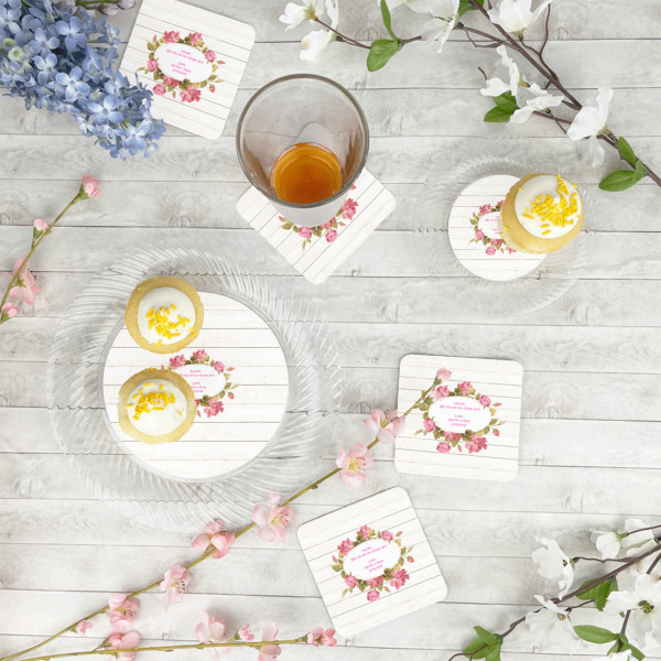 Custom Design - Plastic Party Appetizer & Dessert Plates - In Context