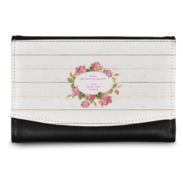 Custom Farm House Genuine Leather Women's Wallet - Small (Personalized)