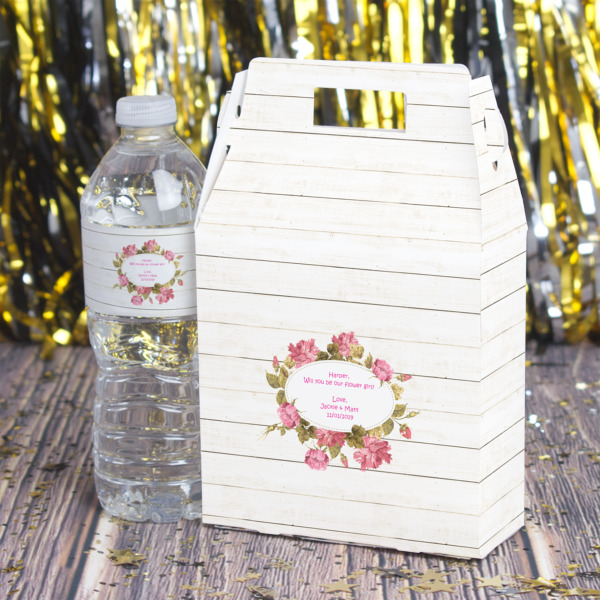 Custom Design - Gable Favor Box - In Context
