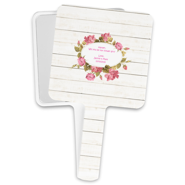 Custom Farm House Hand Mirror (Personalized)