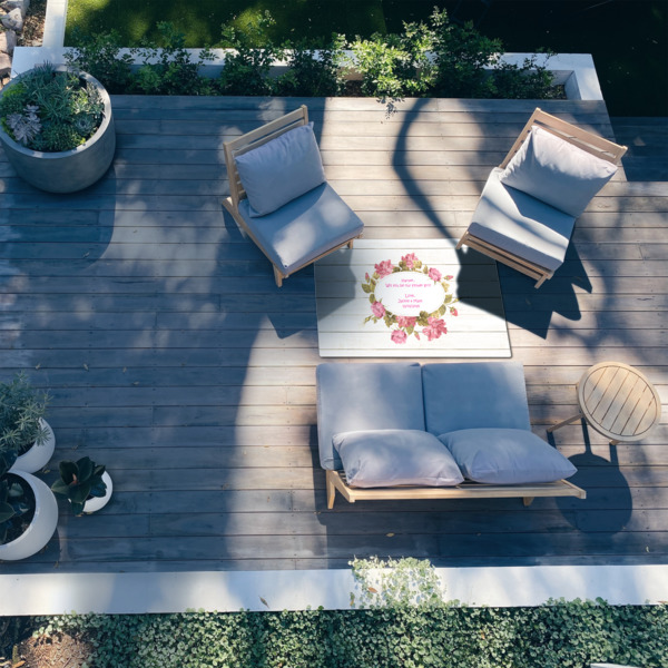 Custom Design - 3'x5' Patio Rug - In Context