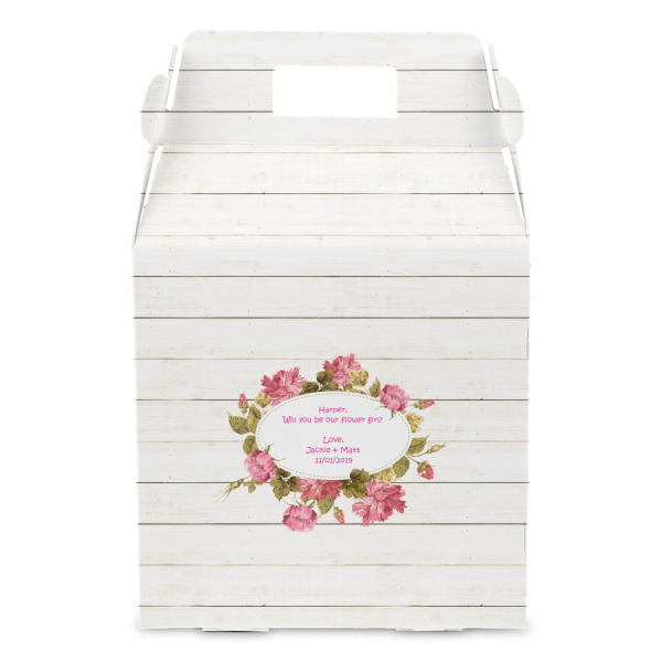 Custom Design - Gable Favor Box - Front