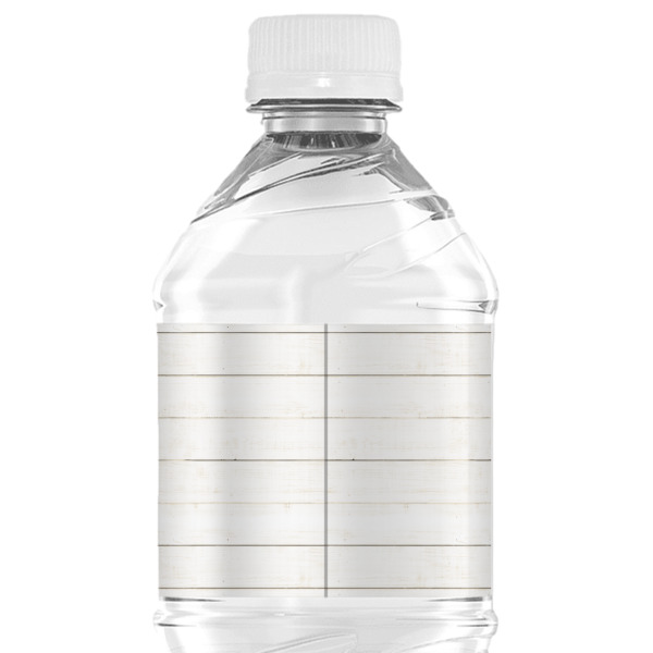 Custom Design - Water Bottle Label - Back View