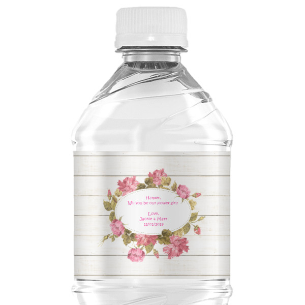Custom Design - Water Bottle Label - Single Front