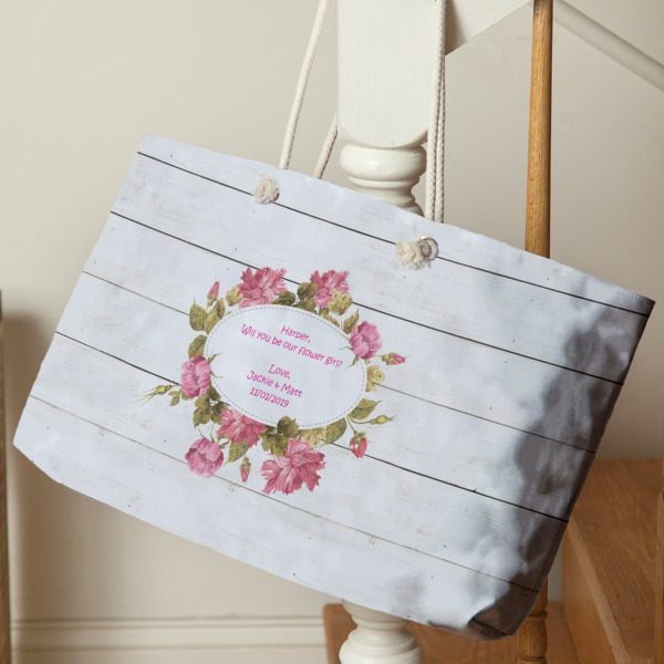 Custom Design - Large Rope Tote - Life Style