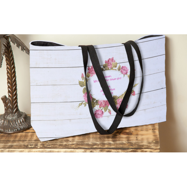 Custom Design - Tote w/Black Handles - Lifestyle View