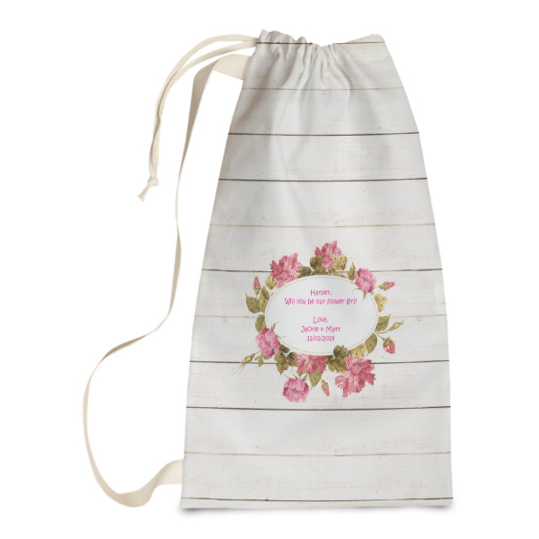 Custom Farm House Laundry Bags - Small (Personalized)