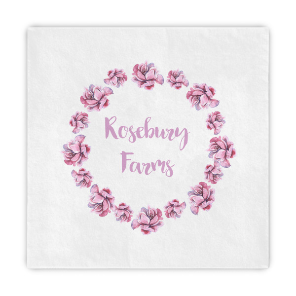 Custom Farm House Decorative Paper Napkins (Personalized)