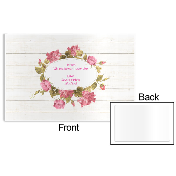 Custom Design - Disposable Paper Placemat - Front & Back