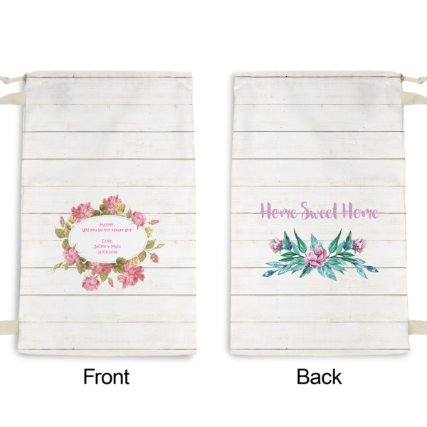 Custom Design - Small Laundry Bag - Front & Back View