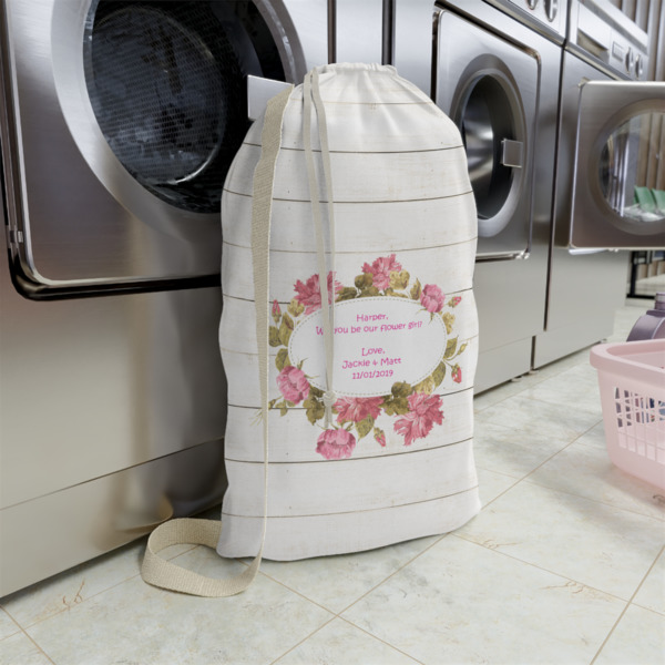 Custom Design - Large Laundry Bag - In Context