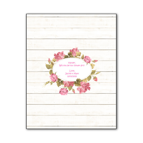 Custom Farm House Wood Print - 11x14 (Personalized)