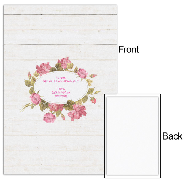 Custom Design - 20x30 - Matte Poster - Front & Back