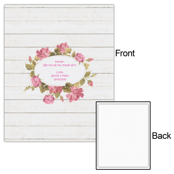 Custom Design - 16x20 - Matte Poster - Front & Back