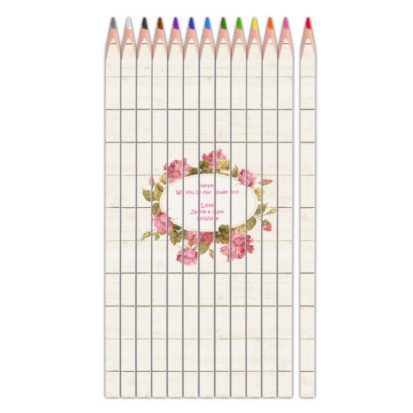 Custom Farm House Colored Pencils (Personalized)