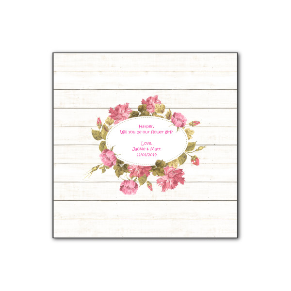 Custom Farm House Wood Print - 12x12 (Personalized)