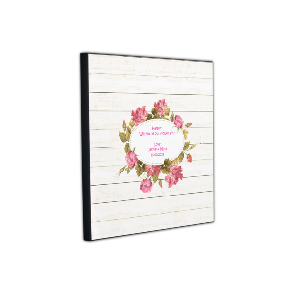 Custom Design - 12x12 Wood Print - Angle View