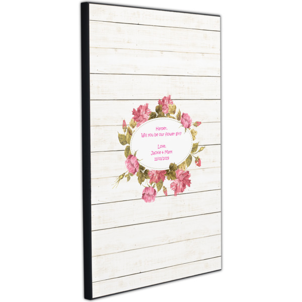 Custom Design - 20x30 Wood Print - Angle View