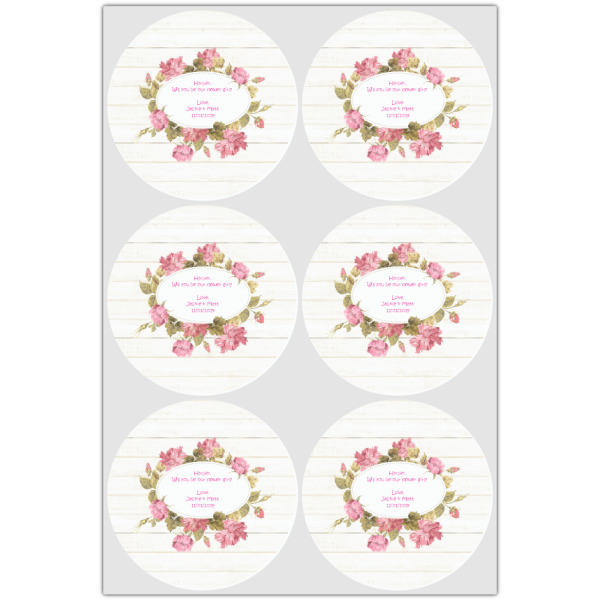 Custom Design - Icing Circle - Large - Set of 6