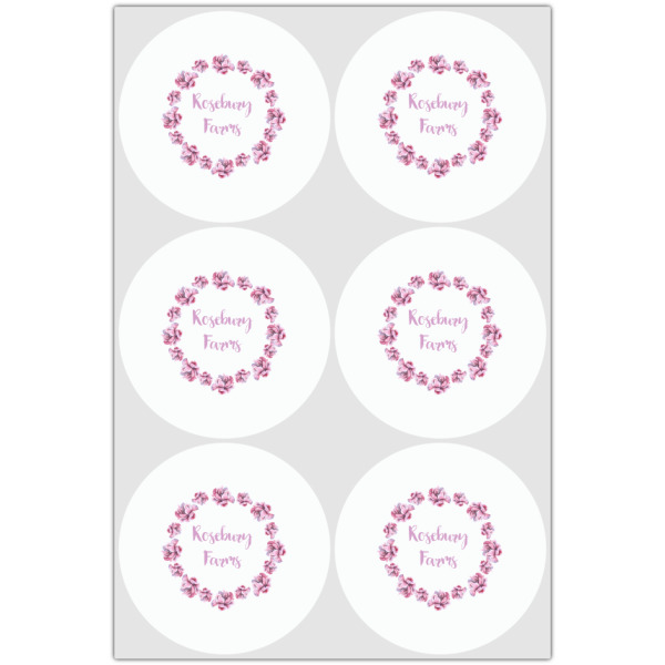 Custom Design - Drink Topper - Large - Set of 6