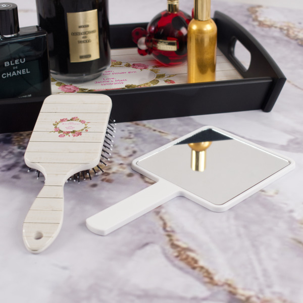 Custom Design - Hair Brush - With Hand Mirror