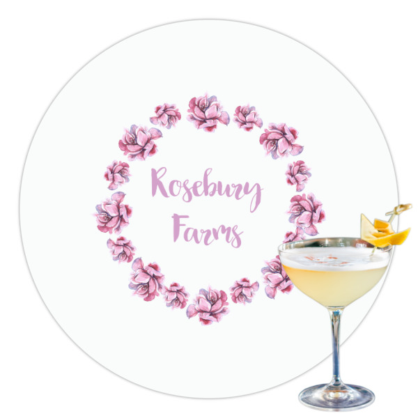 Custom Farm House Printed Drink Topper - 3.5" (Personalized)