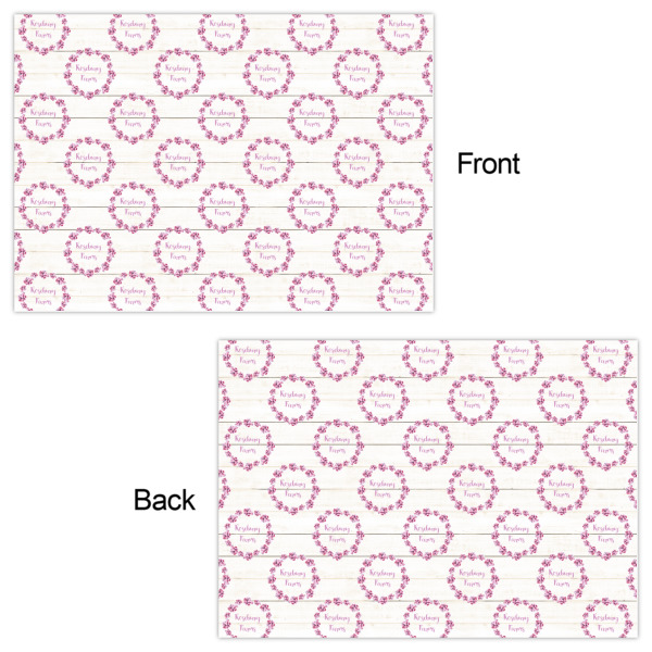 Custom Design - Wrapping Paper Sheet - Double Sided - Front & Back