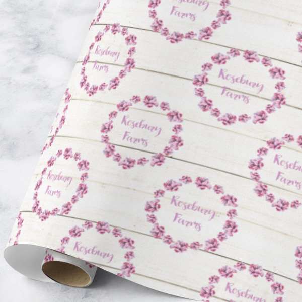 Custom Farm House Wrapping Paper Roll - Large - Matte (Personalized)